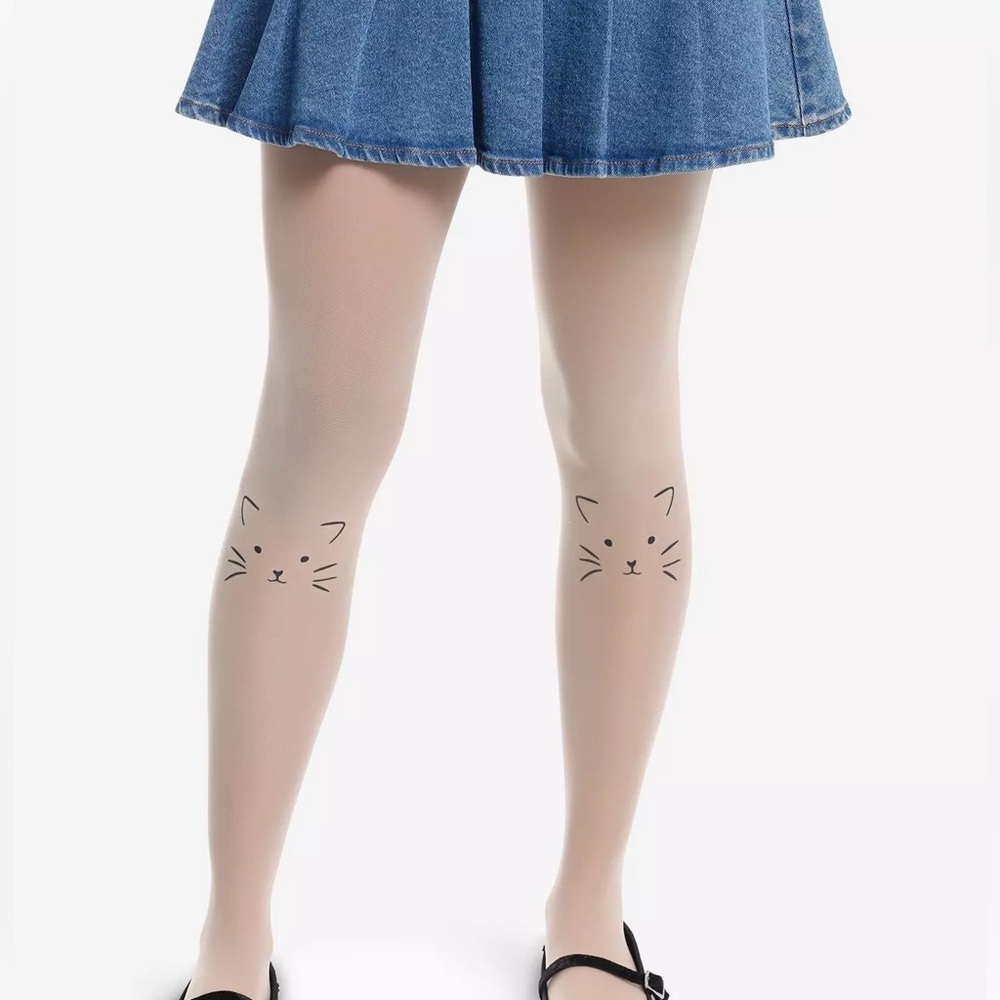 Cat‎ Face Nude Tights Hot Topic